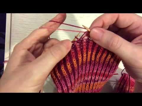 One pass two-colour brioche, Continental style