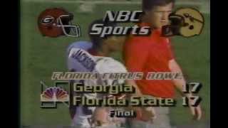 1984 Citrus Bowl - Georgia vs. Florida State (Kevin Butler's 71-yard FG attempt - barely missed)