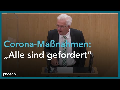 Winfried Kretschmann (B'90/Grüne) zu Corona-Maßnahmen am 15.10.20