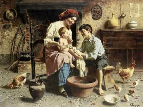 EDUARDO EUGENIO ZAMPIGHI   1859 1944  ITALIAN PAINTER  A C