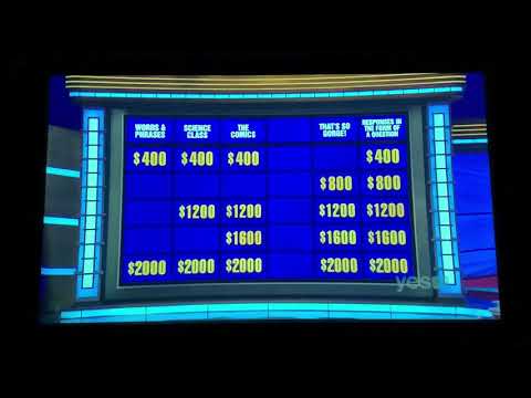 Double Jeopardy, Brian Chang Day 8 & Zach Newkirk Day 5 - 3rd Daily Double (1/28/21)