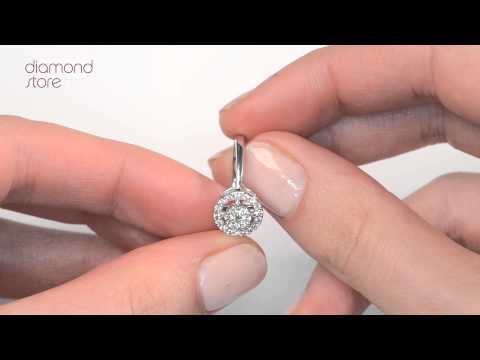 N4477 - 18K White Gold Diamond 0.35ct Circles Ring