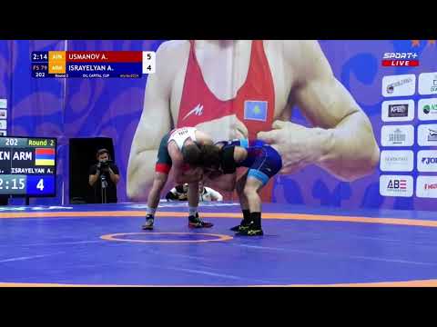 OIL CAPITAL CUP . Akhmed Usmanov vs Aren Israyelyan 79kg  , 7:4