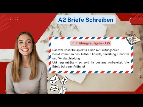 📩 A2 Brief Schreiben für Prüfung | So schreibst du den perfekten Prüfungsbrief