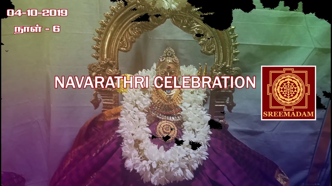 Navarathri Celebration – 6th Day Divine Worship of Goddess Katyayani in the Sacred Navarathri Festival 04-10-2019