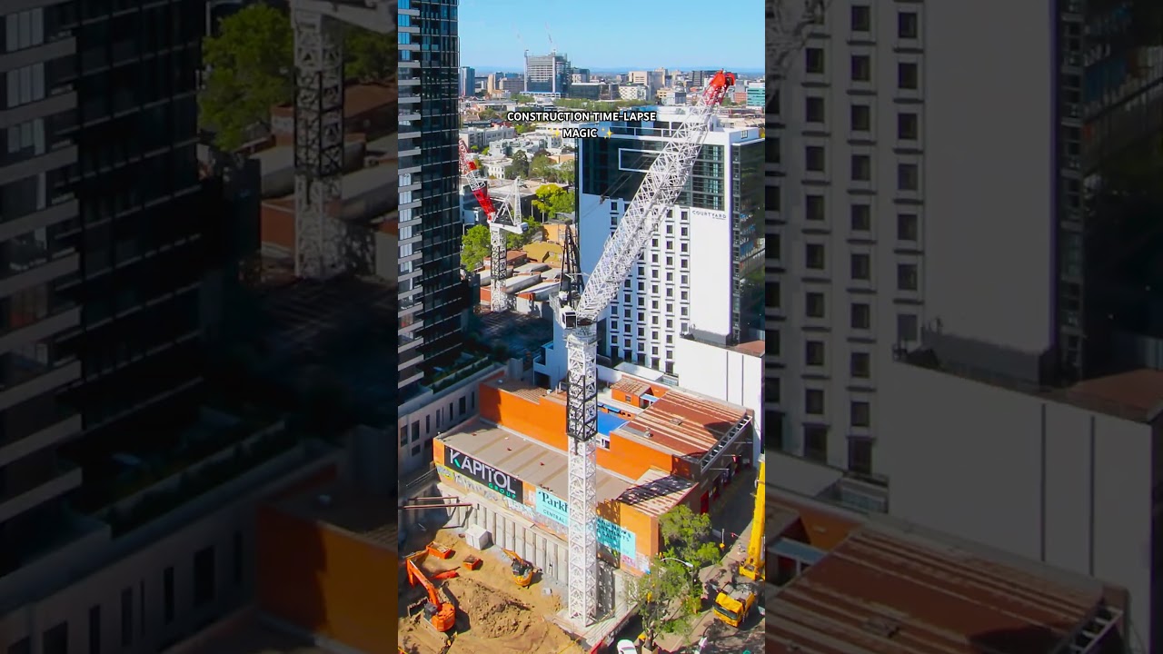 Building dreams: a construction time-lapse journey!✨ #construction #timelapse #videography