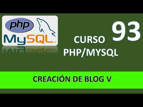 Curso PHP MySQL Presentación Vídeo 1