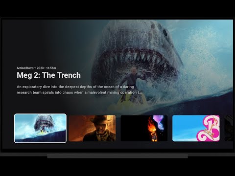 Immersive List Compose for TV