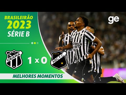 Gols e lances de Ceará x ABC-RN