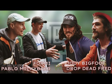Rap Battle - Formi & Pablo Milkybarr Vs Jody Bigfoot & Drop Dead Fred | Don't Flop #StreetBattles