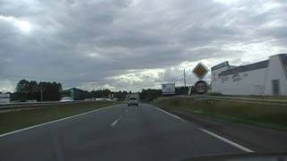 preview picture of video 'Driving On The N12 E50 Between Plerneuf & Guingamp, Brittany, France 21st July 2010'