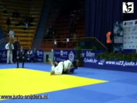 Judo 2008 Zagreb: Konitz (GER) - Chibisova (RUS) [+78kg].