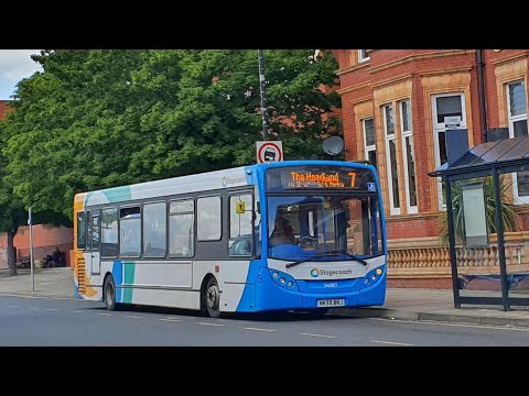 VERY RARE: Route X24 | NK59BNJ/36087 - Stagecoach North East: Dennis Dart SLF 4/Alexander Enviro 200