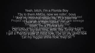Rick Ross Ft Kodak Black &amp; T pain   Florida Boy Lyrics Video