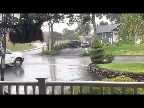 Torrential Rain in Smithtown NY - July 2nd, 2022 - 8:25AM