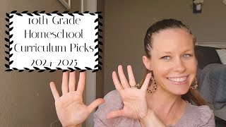 10TH GRADE CURRICULUM PICKS // 2024-2025