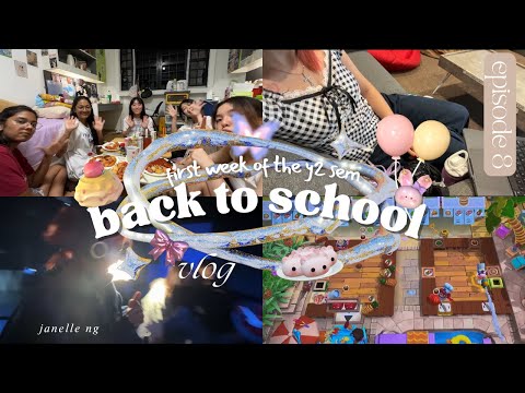 a back to school vlog as a y2 NTU student living in dorm