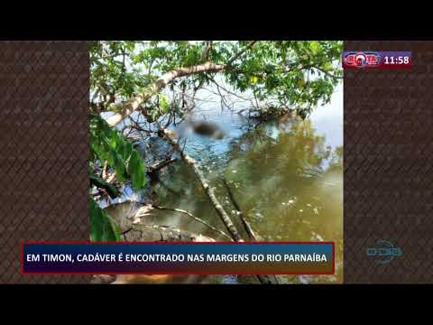 Populares encontram cadáver boiando í s margens do Rio Parnaíba 08 10 2020