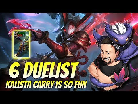 6 Duelist - Kalista Carry is so FUN! | TFT Fates | Teamfight Tactics
