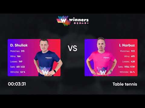 WINners League 19.02.2022 Shuliak D. - Berehovyi A. 16:00