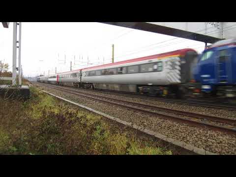 Class 68 THRASH!! DRS 68020 & 68022 - 5Z11, Balshaw Lane 14/11/17.