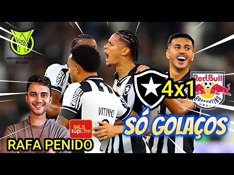 Botafogo 4x1 Bragantino Commentary by RAFA PENIDO Brazilian Championship 2025