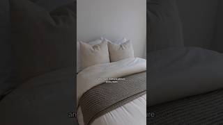 Fluffy bed tutorial #bedding #homehacks