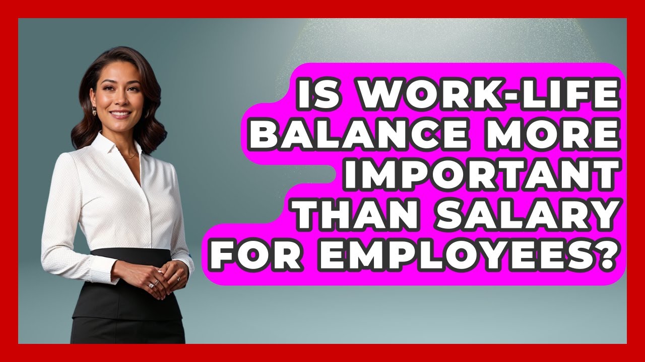 Is Work-Life Balance More Important Than Salary for Employees? | Office Wellness Insights News