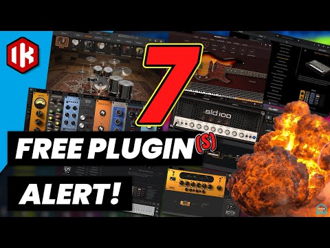 FREE PLUGIN ALERT - 7 Free Plugins from IK Multimedia 🔥Drums, Bass, Guitar, Synth, Sampler, Effects🔥