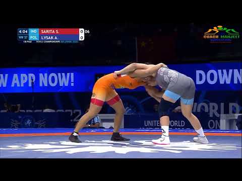 1/8 FINAL | FS 57KG |SARITA S. (IND) VS LYSAK A. (POL)|