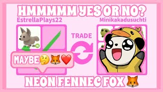 THEY ARE🥰🤗 LOOKING FOR NEON FENNEC FOX TRADED WFL??🤔