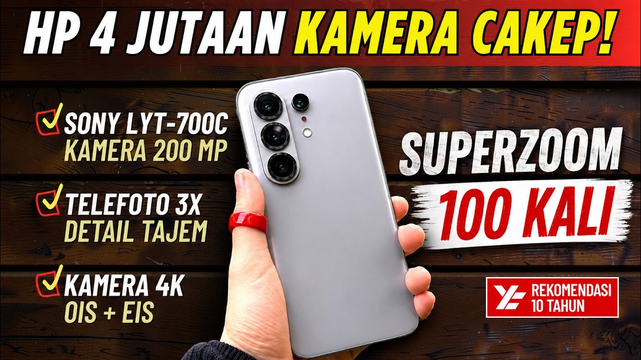 5 REKOMENDASI HP KAMERA 4 JUTAAN TERBAIK AGUSTUS 2026