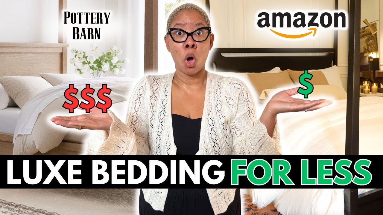 Create A Luxurious Bed In 5 Steps - Pottery Barn Style On A Budget!