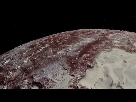 Pluto Flyover from New Horizons