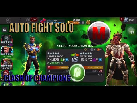 Auto Fight Mephisto Boss (Master) | Clash of Champions Event