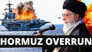IRAN DEPLOYS MASSIVE FLEET IN HORMUZ STRAIT, BASE EXPLODES IN TEHRAN! Breaking War News The Enforcer