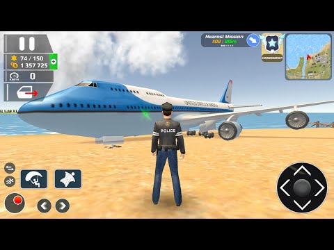 HFPS Ball UH-1 Huey Mal Mi-8 Helicopters Boeing 747 Airplane Police Officer SIM - Android Gameplay.