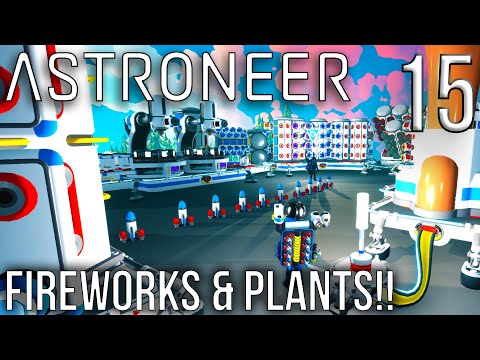 FIREWORKS & PLANTS ACHIEVEMENT!! | Astroneer Multiplayer Gameplay/Let's Play S4E15