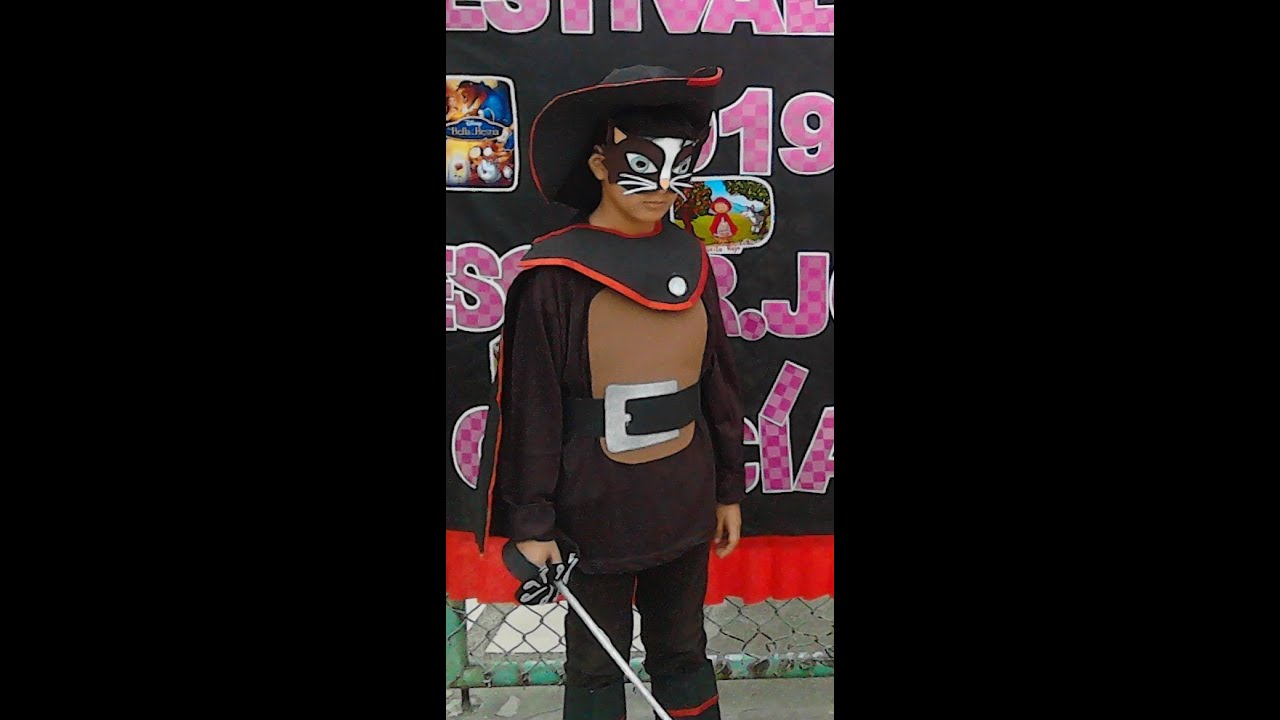 Disfraz casero del Gato con botas