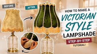 DIY Lampshade Tutorial (No Sewing Machine Needed!)