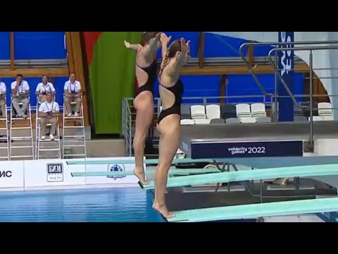 Poliakova Maria & Koroleva Vitalia 3m Synchro Kazan 2022