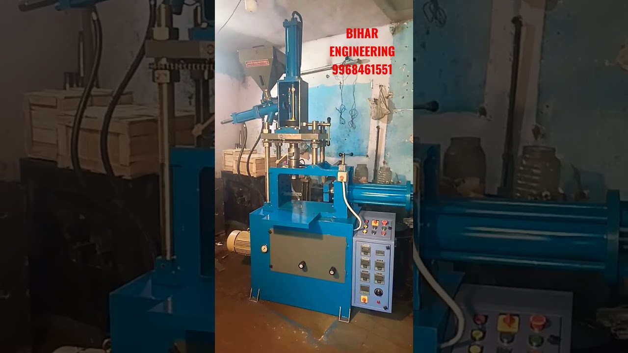 100garm semi automatic vartikal plastic molding machine push button me