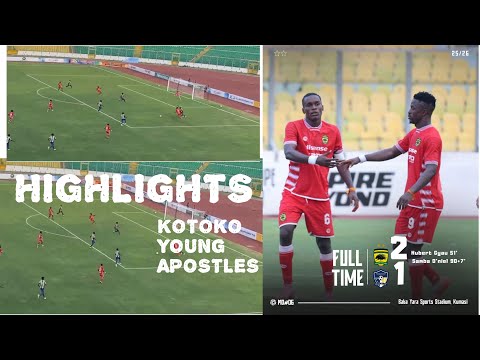FULL HIGHLIGHTS KOTOKO 2-1 YOUNG APOSTLES