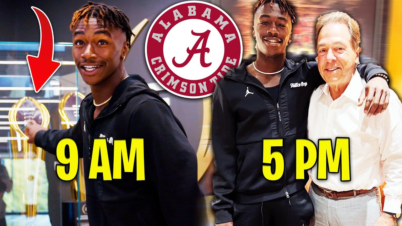 What a 5 STAR VISIT looks like | Johntay Cook II Visits the University of Alabama