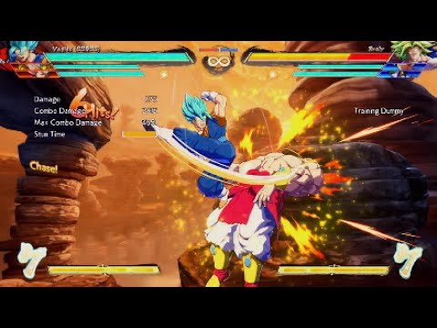 [Dbfz] Vegito's new banshee blast route