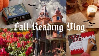 spooky books, fall days & journaling 🍂☕️ a cozy reading vlog