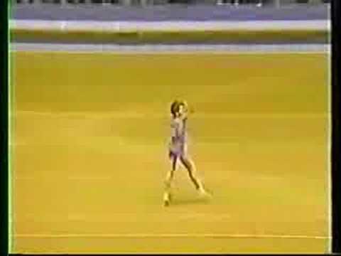 Dorte Thuemmler - 1987 Worlds EF - Floor Exercise