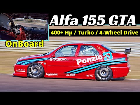 The Alfa Romeo 155 GTA Superturismo is a Real Jewel: 400hp 2.0-Litre Turbo Engine & 4-Wheel Drive!