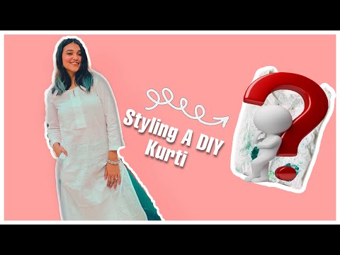 Styling A DIY White Kurti || StyleWithShreyashi || Shreyashi Debnath