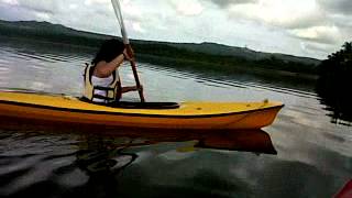 preview picture of video 'Manang attempts to conquer Lake Danao by Kayak part 1'